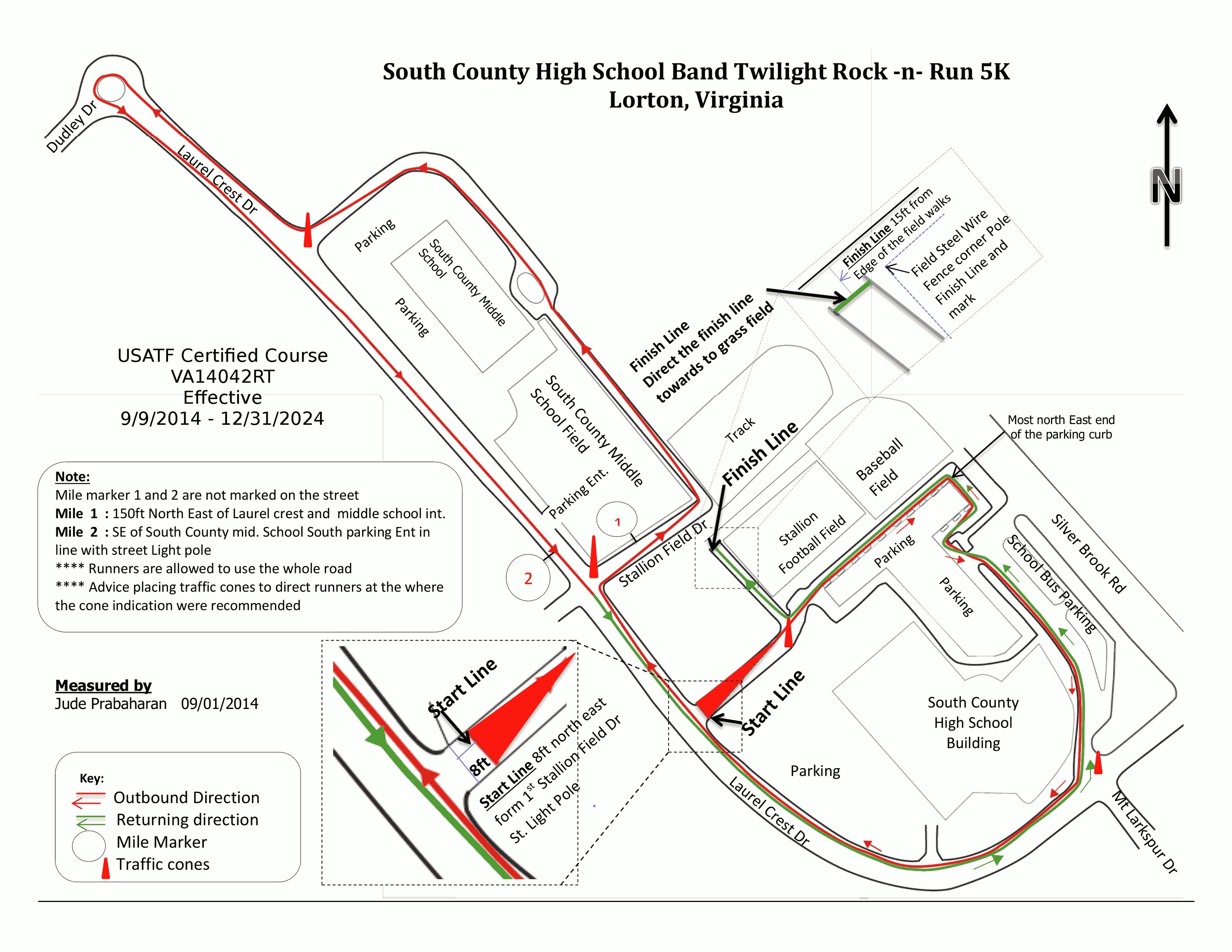 USATF map (2) | South County High School Bands – Lorton, VA